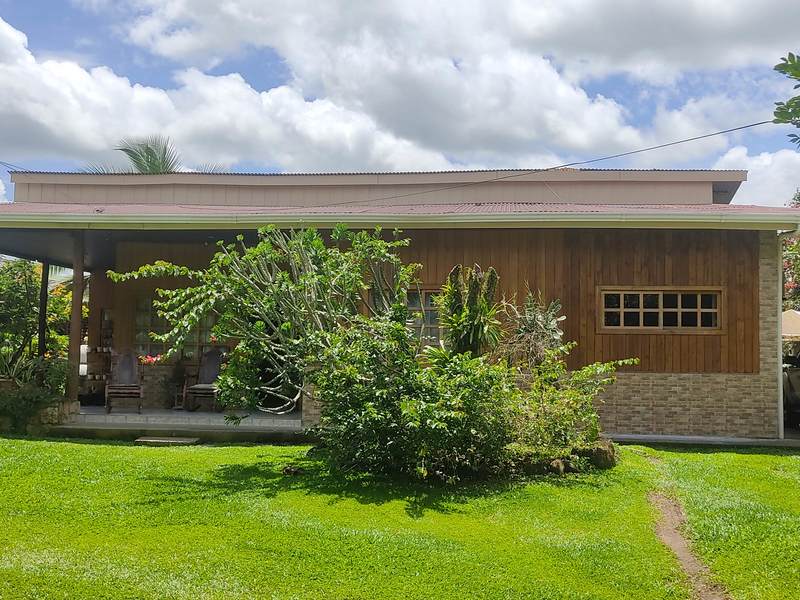 Arenal Volcano view in downtown La Fortuna, La Fortuna, Alajuela